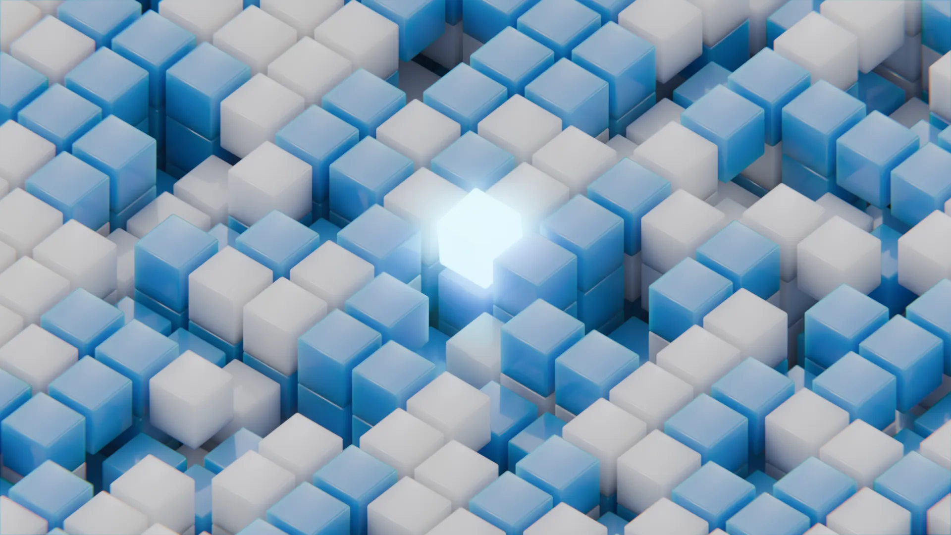 Cubes representing bespoke engineering